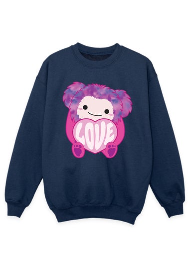 Squishmallows Woxie Love Navy Sweatshirt (5-13 Years)