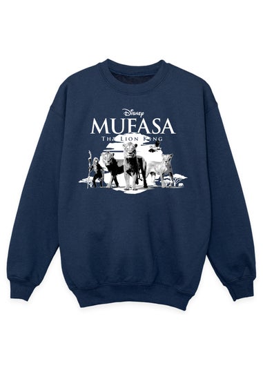 Disney Mufasa Sunset Boys Navy Sweatshirt (3-13 Years)