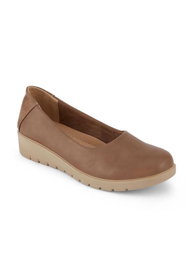 Cotton Traders Chestnut Core Comfort Flexisole Shoes