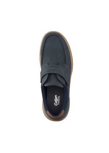 Cotton Traders Dark Blue Casual Adjustable Shoes