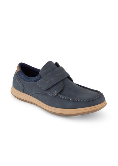 Cotton Traders Dark Blue Casual Adjustable Shoes