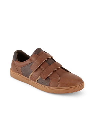 Cotton Traders Chestnut Adjustable Trainers