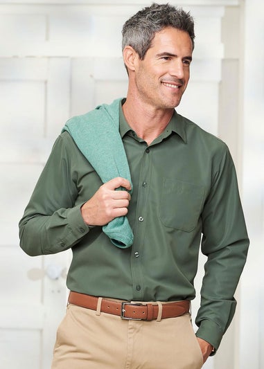 Cotton Traders Sage Long Sleeve Soft Touch Shirt