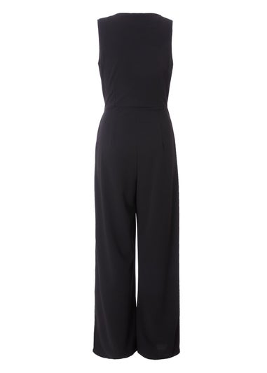 Quiz Black Waistcoat Jumpsuit