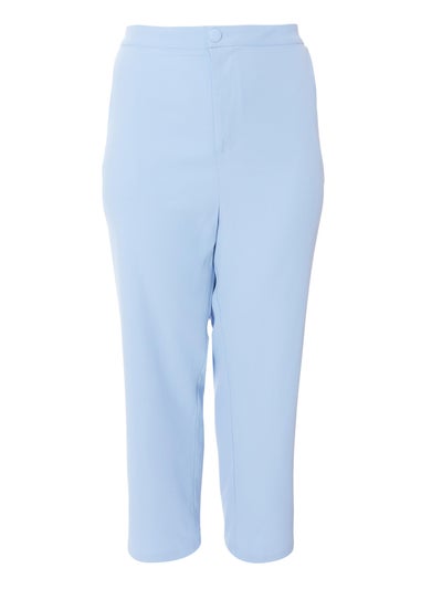 Quiz Blue Curve Tailored Trousers