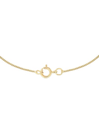 Golden Moments 9ct Yellow Gold Mini-Heart-Cutout-Design Heart Pendant