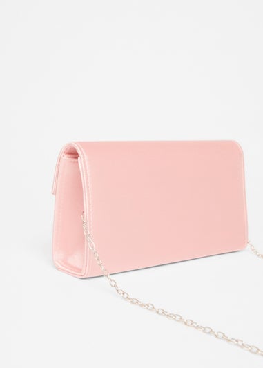 Quiz Pink Diamante Clutch