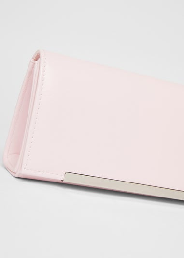 Quiz Pink Long Clutch Bag
