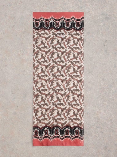 Halstuch Lucinda mit Leopardenmotiv
