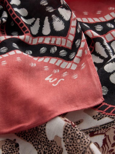 Halstuch Lucinda mit Leopardenmotiv