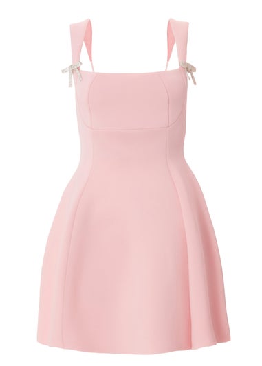 Quiz Pink Petite A-Line Mini Dress