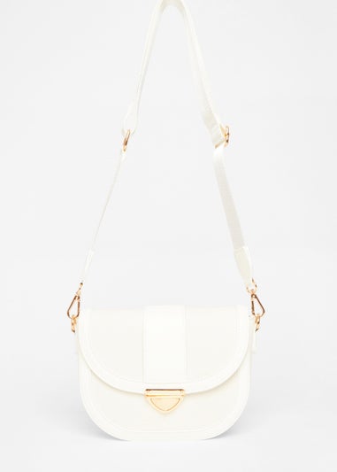 Quiz White Cross Body Bag