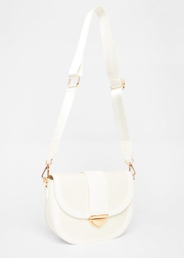 Quiz White Cross Body Bag