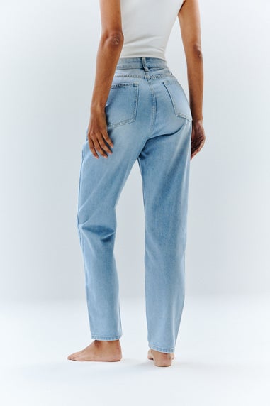 In The Style Tall Light Blue Sofia Straight Mom Jeans