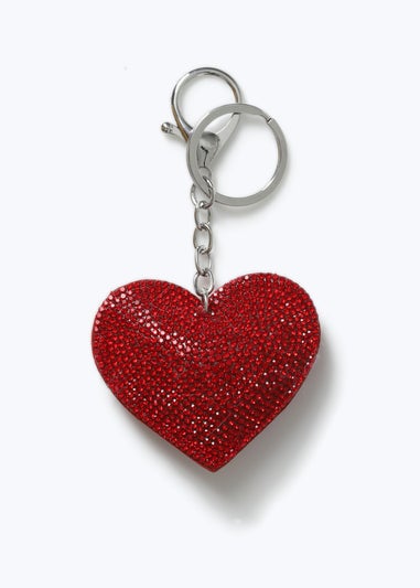 Red Mothers Day Heart Keychain