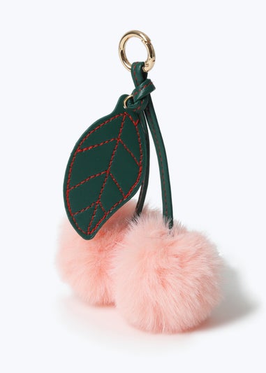 Muse Pink Fluffy Cherry Keyring