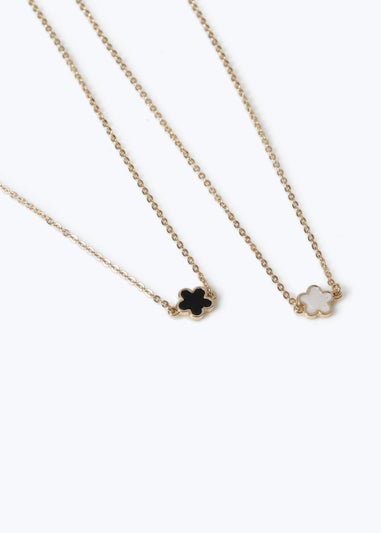 2 Pack Muse Flower Necklaces