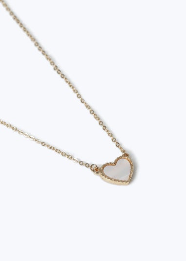 Muse Gold Heart Necklace