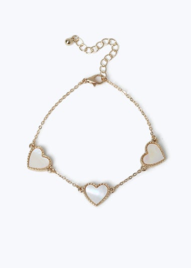 Muse Gold Heart Bracelet