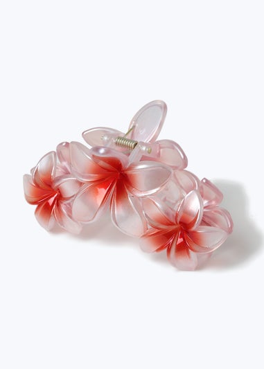 Muse Pink 3 Flower Claw Clip