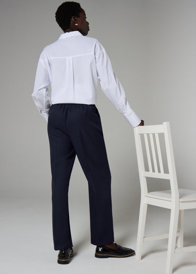 Et Vous Navy Snaffle Trousers