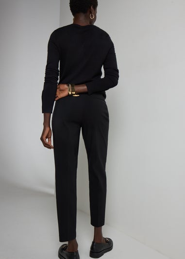 Et Vous Black Bengaline Petite Trousers