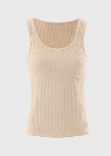 Gold Sparkle Vest Top