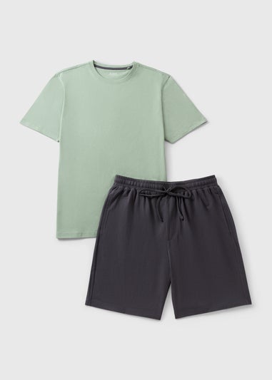 Green Basic Short Pyjama Set