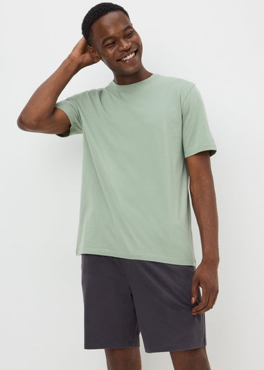 Green Basic Short Pyjama Set