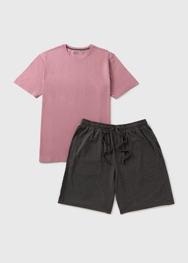Purple Basic Short Pyjama Set