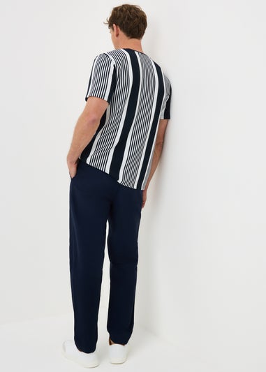 Navy Canvas Chinos