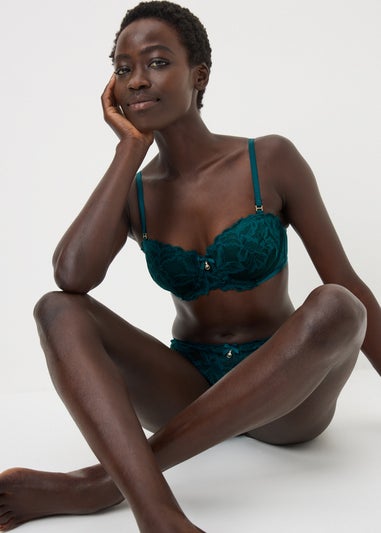 Teal Padded Bra