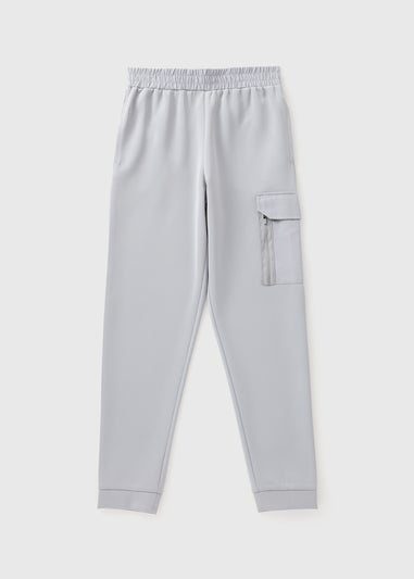 Boys Grey Cargo Jogging Bottoms (7-15yrs)