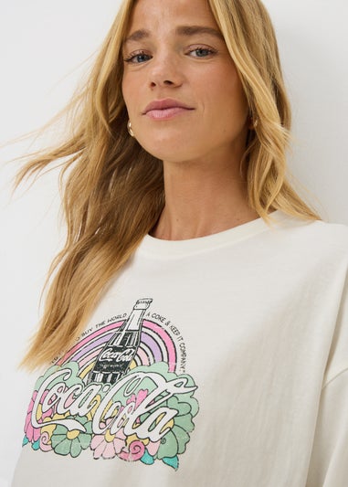 White Coca Cola Boxy T-Shirt