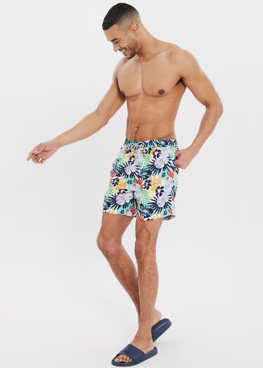 Threadbare Multi Floral Print Swim Shorts