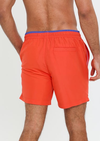 Threadbare Red Swim Shorts