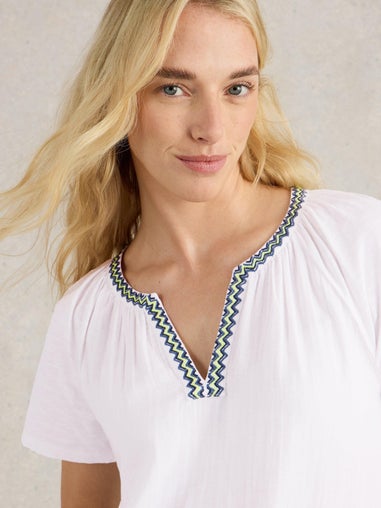 Besticktes Top Lucia