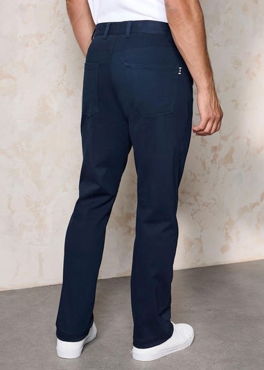 Cotton Traders Navy Ultra Soft Premium Slim-Fit Stretch Jeans