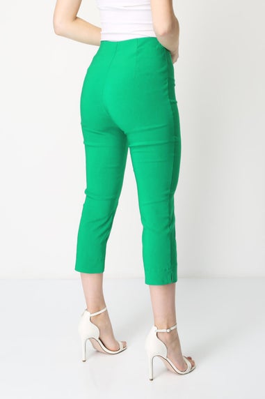 Roman Green Cropped Stretch Trouser