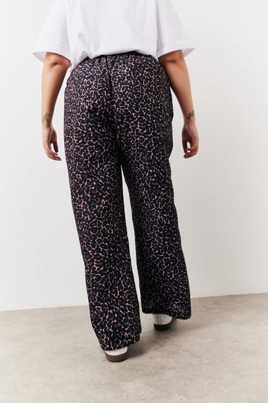 In The Style Brown Leopard Trousers