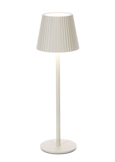 Premier Decorations 56 LED Aluminium USB Rechargeable Touch Activated Table Lamp Sage Green