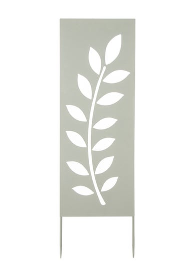Premier Decorations Fern Design Metal Screen Sage Green
