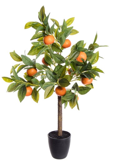 Premier Decorations Artificial Potted Orange Plant