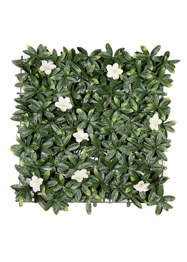 Premier Decorations Artificial Living Wall White Azalea