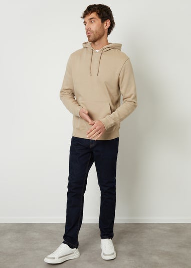 Threadbare Stone Cotton Blend Clementine Hoodie