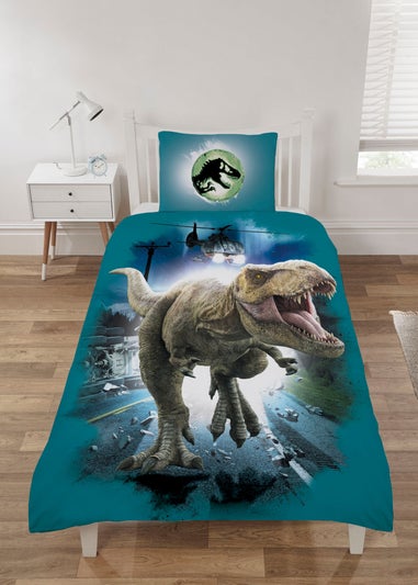 Jurassic World Blue Duvet Set