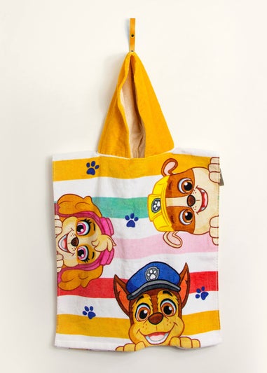 Paw Patrol Yellow Sunny Stripe Poncho