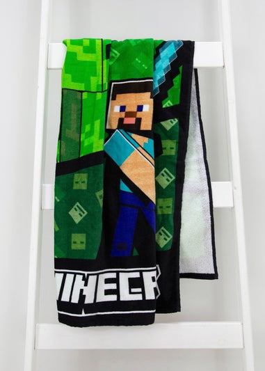 Minecraft Green Plater Beach Pool 100% Cotton Towel