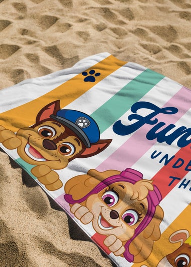 Paw Patrol Yellow Sunny Beach Pool Towel