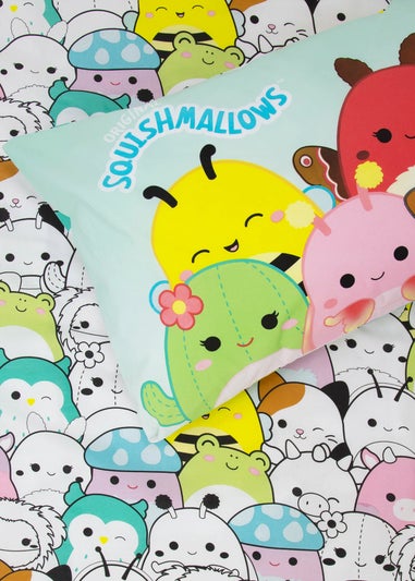 Squishmallow Multi Flash Polycotton Duvet Cover Set